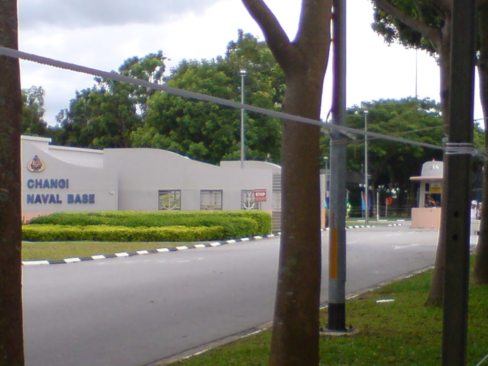 Changi Naval Base entrance